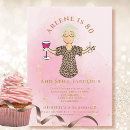 Search for 80 and fabulous invitations Modern bold