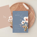 Search for dusty blue and pink wedding invitations Elegant