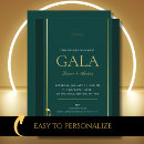 Search for black tie dinner invitations Gala