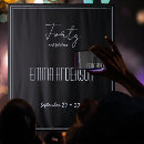 Search for 40th anniversary party decor Black and white