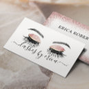 Search for long lash extension business cards Makeup artist