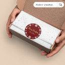 Search for elegant snowflake stickers Red