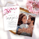 Search for cherry blossom bridal shower invitations Watercolor