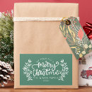 Search for santa rectangle stickers Xmas