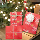 Search for red sparkle wrapping paper Festive