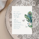 Search for elegant peacock wedding invitations Modern