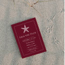 Search for starfish save the dates Seaside