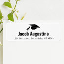 Search for graduation announcement return address labels Modern