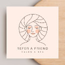 Search for spa referral cards Minimalist