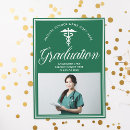 Search for green and white graduation invitations College