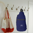Search for navy and white bags Initials