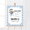 Search for couples shower welcome signs Blue
