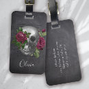 Search for gothic luggage tags Skull