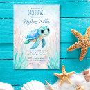 Search for cute baby shower invitations Under the sea