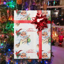 Search for naughty and nice wrapping paper Santa claus