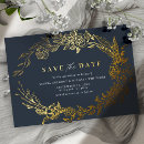 Search for blue gold save the dates Non photo