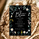 Search for black daisy invitations Watercolor