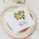 Search for clementine napkins Watercolor