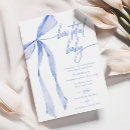 Search for blue bowtie invitations Elegant