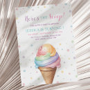 Search for heres the scoop birthday invitations Girls summer party