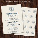 Search for boating retirement invitations Nautical