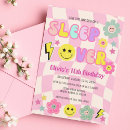 Search for pink sleeping invitations For kids