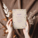 Search for purple baby shower invitations Wildflower