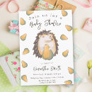 Search for hedgehog baby shower invitations Watercolor