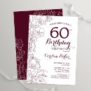 Search for maroon and white invitations Burgundy