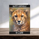 Search for cheetah birthday cards Africa