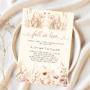 Search for falling in love bridal shower invitations Boho