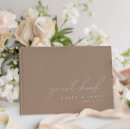 Search for minimalist wedding guest books Simple elegant calligraphy script
