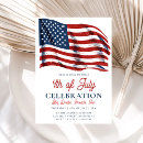 Search for american flag party invitations Red white and blue