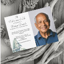 Search for blue funeral invitations Nautical