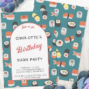 Search for restaurant birthday invitations Sushi
