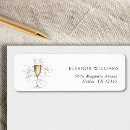 Search for pearls return address labels Pearls and prosecco