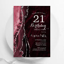 Search for burgundy invitations Modern