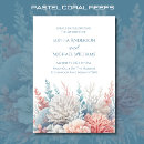 Search for marine wedding invitations Coral