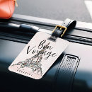 Search for bon voyage luggage tags Paris