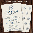 Search for boat engagement party invitations Nautical