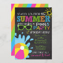 Search for chalkboard pool invitations Girl