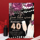 Search for luxury 40th birthday invitations Rose gold