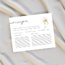 Search for bridal shower request recipe cards Elegant