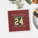 Search for black and gold napkins Typography