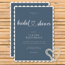 Search for teal blue shower bridal shower invitations Classic