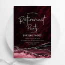 Search for retirement red wine invitations Elegant