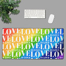 Search for gay pride mousepads Love is love