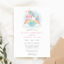 Search for watercolor unicorns invitations For her