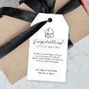 Search for thank you gift tags Black and white