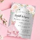 Search for glamour bridal shower invitations Blush pink